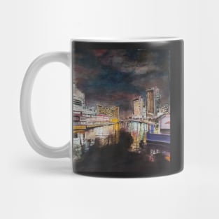 Melbourne at night Mug